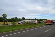 fue un desastre, el relato de un chofer que presencio el accidente