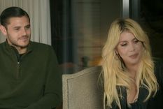 wanda nara chicaneo en plena entrevista a mauro icardi por el arreglo millonario con telefe