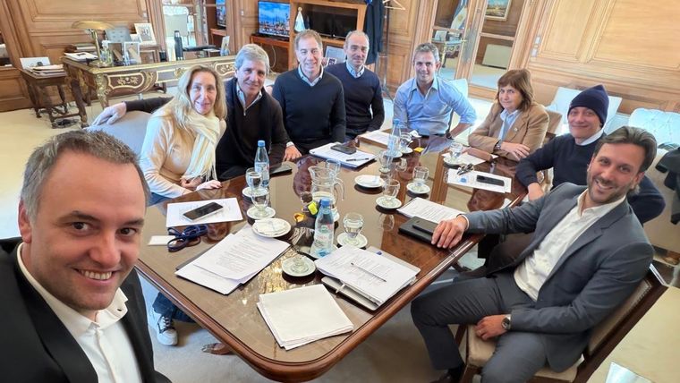 La mesa política se volvió a reunir en Casa Rosada La mesa política se volvió a reunir en Casa Rosada
