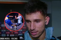 Mura habló sobre la patada que recibió de Barco en el Boca-Racing Foto: Fox Sports Mura habló sobre la patada que recibió de Barco en el Boca-Racing Foto: Fox Sports