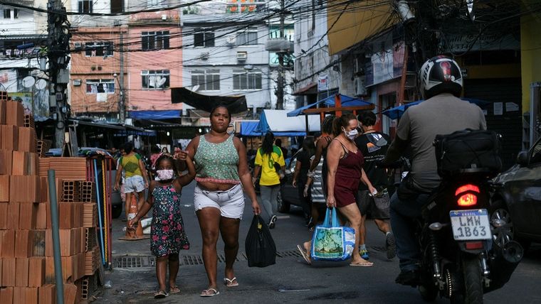 Favela Rocinha, Río de Janeiro, 22 de abril de 2020.
