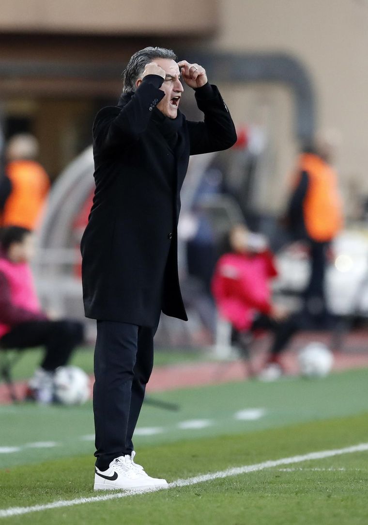 Christophe Galtier no logra ser regular con el PSG. Foto: EFE