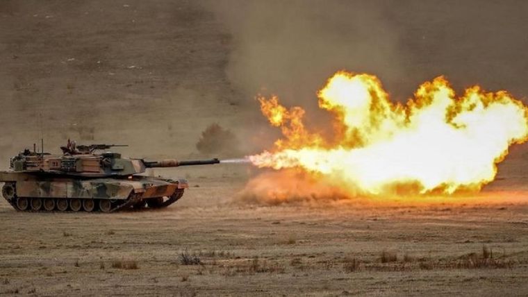 Los proyectiles son para los tanques M1 Abrams, de fabricación estadounidense, y serán enviados a Ucrania a finales de año (foto: archivo).
