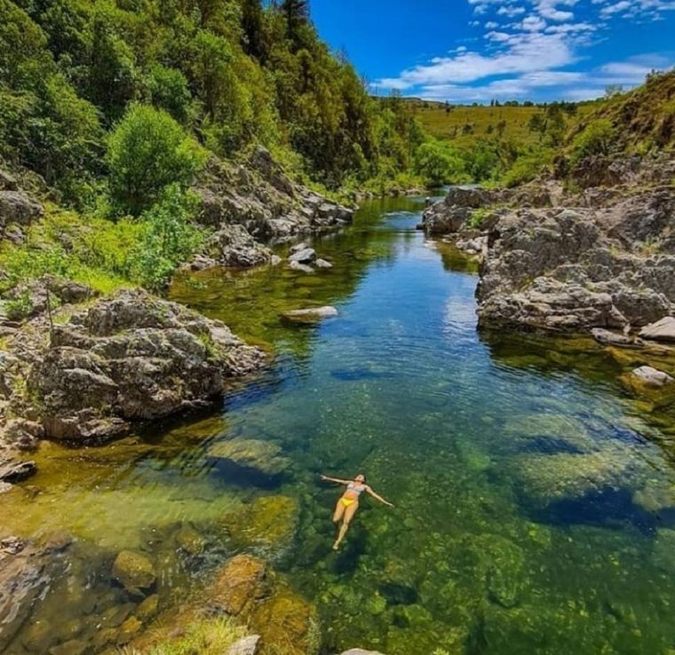 Las sierras de Córdoba son una de las atracciones más buscados todos los veranos por los argentinos. Foto: @drones.arq