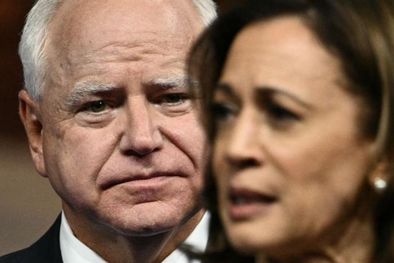 MDZol | Kamala Harris escogió a Tim Walz, de 60 años, curtido en la política y con un pasado en la docencia, como su número dos. Foto: GETTY Images