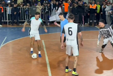 Leandro Paredes jugó a beneficio con Dybala y Almada. Foto: captura. Leandro Paredes jugó a beneficio con Dybala y Almada. Foto: captura.