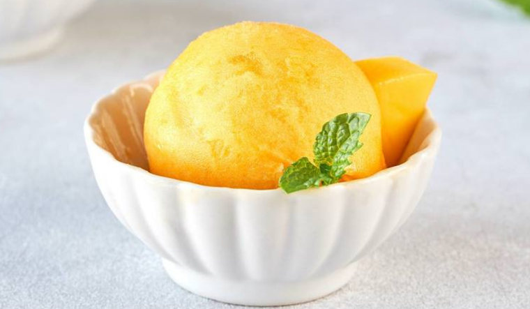 Cautiva con este sabroso helado de mango ¡encantará! Foto: Maizena