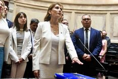 Cristina López, la senadora fueguina de Unión por la Patria que protagonizó un escándalo por uno de los despachos. Cristina López, la senadora fueguina de Unión por la Patria que protagonizó un escándalo por uno de los despachos.