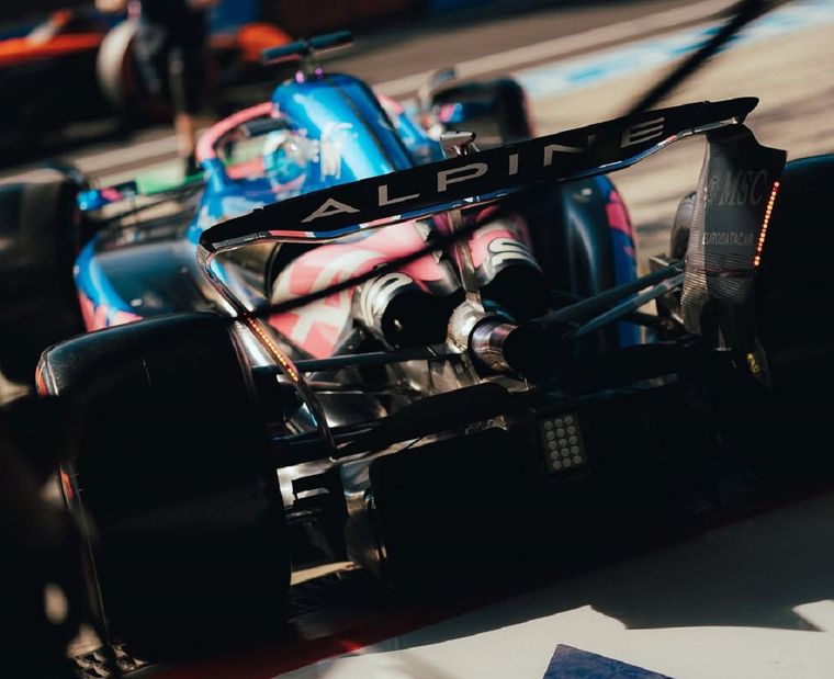 Alpine sufrió en Monza: Pierre Gasly fue P16 y Franco Colapinto P17.