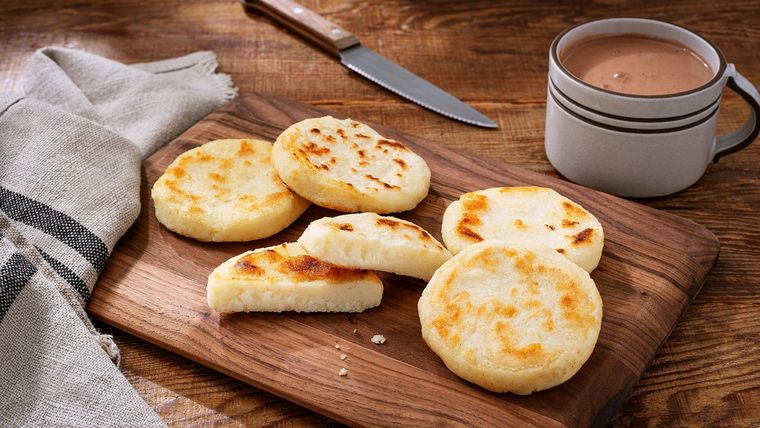 Arepas Un plato tradicional de Venezuela y Colombia Foto: Goya Foods