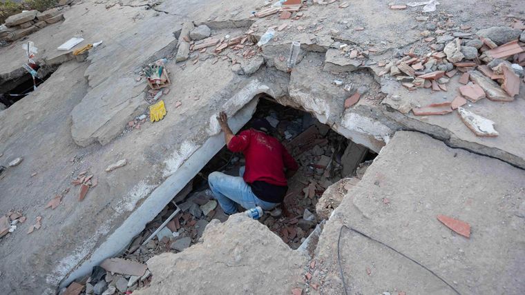Los terremotos dejan escombros que son difíciles de gestionar. Foto Efe Los terremotos dejan escombros que son difíciles de gestionar. Foto Efe