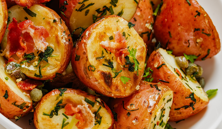 Cómo hacer papas al horno con chimichurri Cómo hacer papas al horno con chimichurri