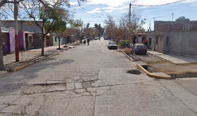 La zona en la que ocurrió el crimen de la mujer en Las Heras Foto: Google Street View