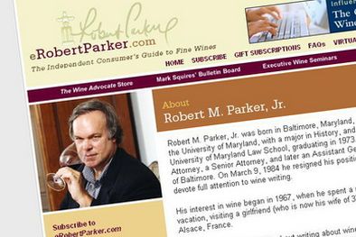 MDZol | Robert Parke, crítico y periodista de vinos, en su pagina web. Foto: MDZ