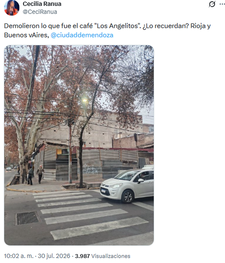 Así quedó la esquina de Rioja y Buenos Aires. Así quedó la esquina de Rioja y Buenos Aires. 
