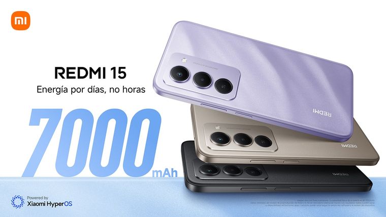 El Xiaomi Redmi 15 sorprende con una tasa de refresco de 144 Hz, ideal para los amantes del cine y el streaming. El Xiaomi Redmi 15 sorprende con una tasa de refresco de 144 Hz, ideal para los amantes del cine y el streaming.