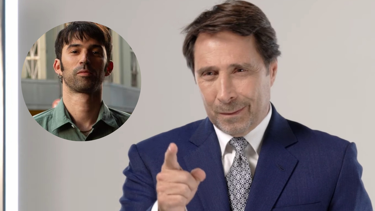 El polémico periodista hizo un comentario sobre la cantante pop que a su novio Pedro Rosemblat no le gustaron nada. Foto: YouTube @A24com