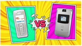 El teléfono plegable Motorola Razr V3 sigue como el objeto de deseo para los coleccionistas en esta comparativa. El teléfono plegable Motorola Razr V3 sigue como el objeto de deseo para los coleccionistas en esta comparativa.