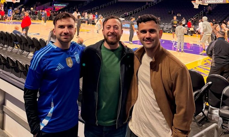 Agustín Laje junto a Mauricio Novelli en Estados Unidos