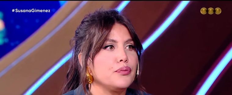 La empresaria se cansó y salió con los tapones de punta. Foto: Captura de video Telefe