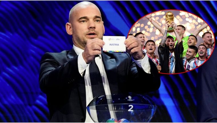 Consultado por las seleccione que más chances tienen de consagrarse en el Mundial 2026, Sneijder sembró dudas sobre el rendimiento de la Selección argentina. Foto: Clarosports y Fotobaires