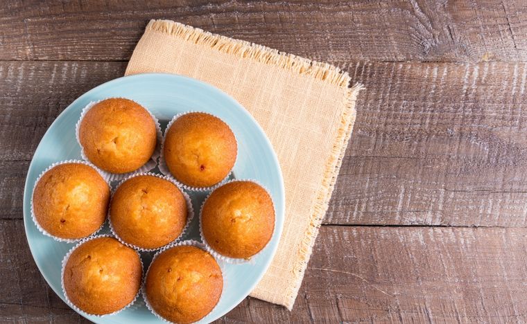 Muffins de vainilla Una receta simple y deliciosa en pocos minutos Foto: Shutterstock