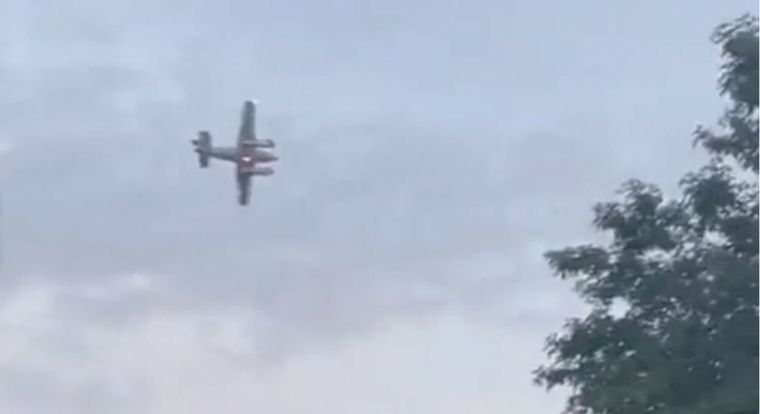 El avión sobrevuela Mississippi