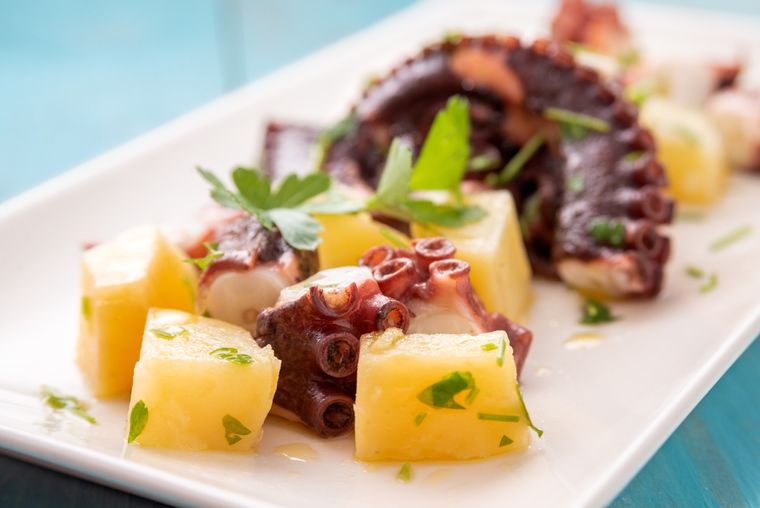 Ensalada de pulpo y papas estilo restaurante: receta en casa.