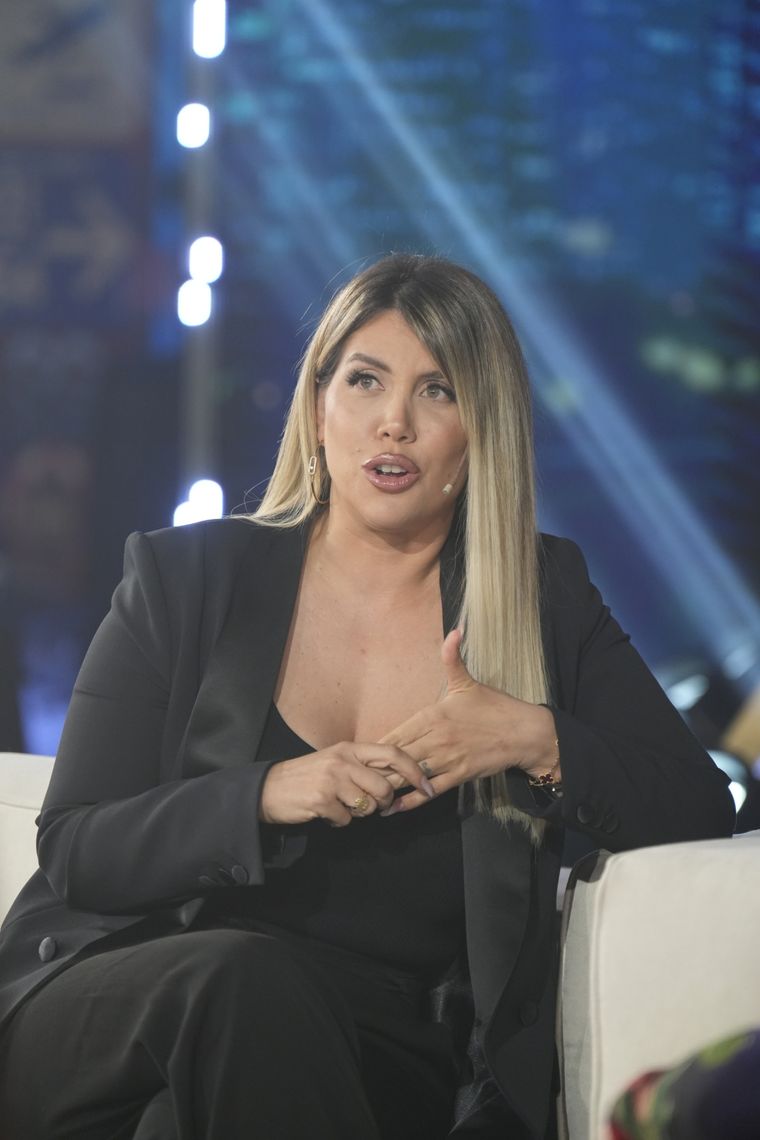 Wanda Nara fue criticada por exponer a su hija menor de edad en las redes sociales. Foto: Prensa Telefe
