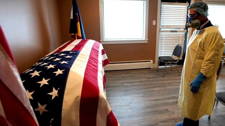 Estados Unidos es el país con más casos y más muertos en todo el mundo