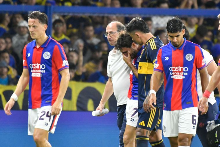 Sufre San Lorenzo. Ezequiel Cerutti y Gastón Hernández se rompieron los ligamentos de la rodilla en el empate frente a Boca.