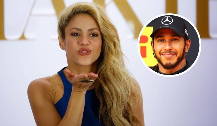 Shakira fue a ver a Lewis Hamilton y tras la carrera se fue de fiesta por Londres.