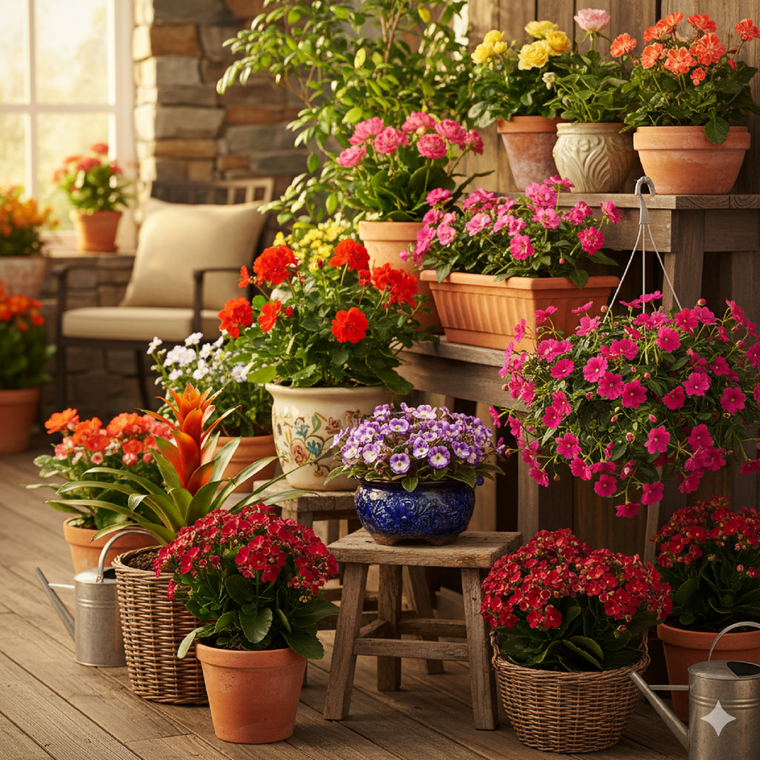 Flores todo el año. Fuente. IA Gemini.