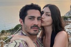 La actriz, pareja del Chino Darín, fue captada paseando con Dante bajo el sol del invierno europeo. / @ursulolita