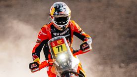 Luciano Benavides fue protagonista en motos. Luciano Benavides fue protagonista en motos.