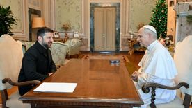 León XIV recibe en audiencia al presidente de Ucrania, Volodímir Zelenski, en Castel Gandolfo. Foto Dpa León XIV recibe en audiencia al presidente de Ucrania, Volodímir Zelenski, en Castel Gandolfo. Foto Dpa