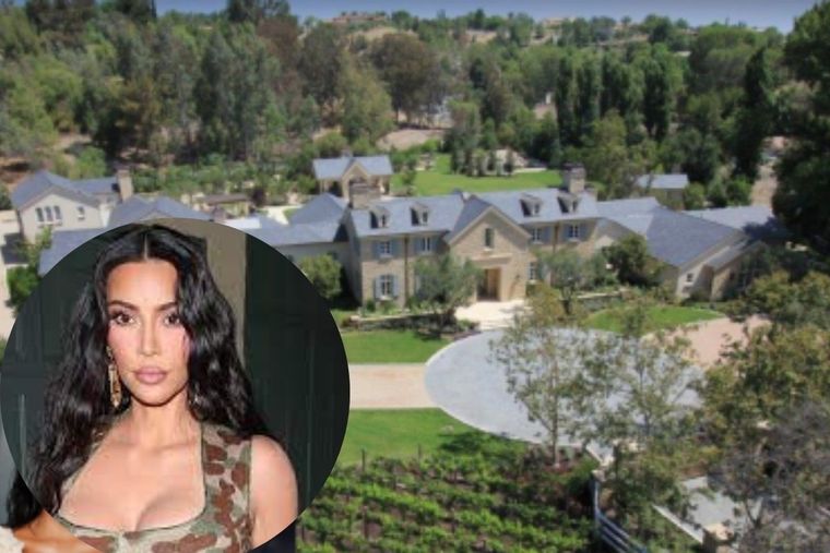 Kim Kardashian Kim Kardashian y su lujosa mansión Foto: La Vanguardia
