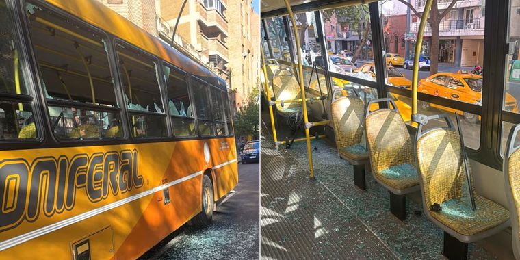 Un hombre destruyó las ventanillas de un colectivo en Córdoba porque el chofer no le aceptó el pago de su boleto en efectivo y sólo aceptaba medios electrónicos.