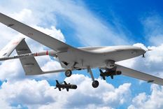 TB-2 Bayraktar Cada vez más vulnerables ante la guerra electrónica rusa Foto: FIE