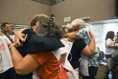 Familiares de las víctimas celebraron la condena Foto: Télam