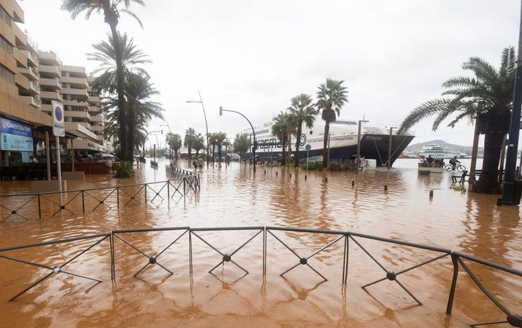 El martes 30 de septiembre, Ibiza se vio afectada por el temporal.