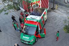 Varias unidades del SAME están trabajando en la zona para asistir a las víctimas. Varias unidades del SAME están trabajando en la zona para asistir a las víctimas.