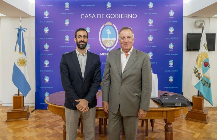Fayad y Tillard Foto: Gobierno de Mendoza
