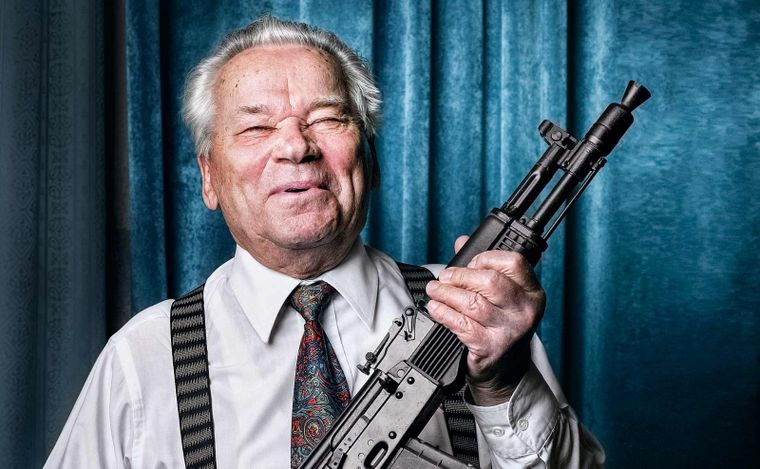 Mijaíl Kaláshnikov nació el 10 de noviembre de 1919 y murió el 23 de diciembre de 2013 Foto: Gentileza