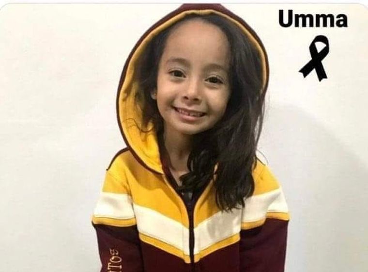 Umma fue asesinada en un intento de robo a los 9 años. Foto: Gentileza.