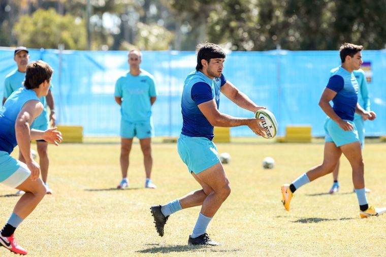 Joaquín Oviedo palpitó el duelo ante Samoa. Foto: Los Pumas