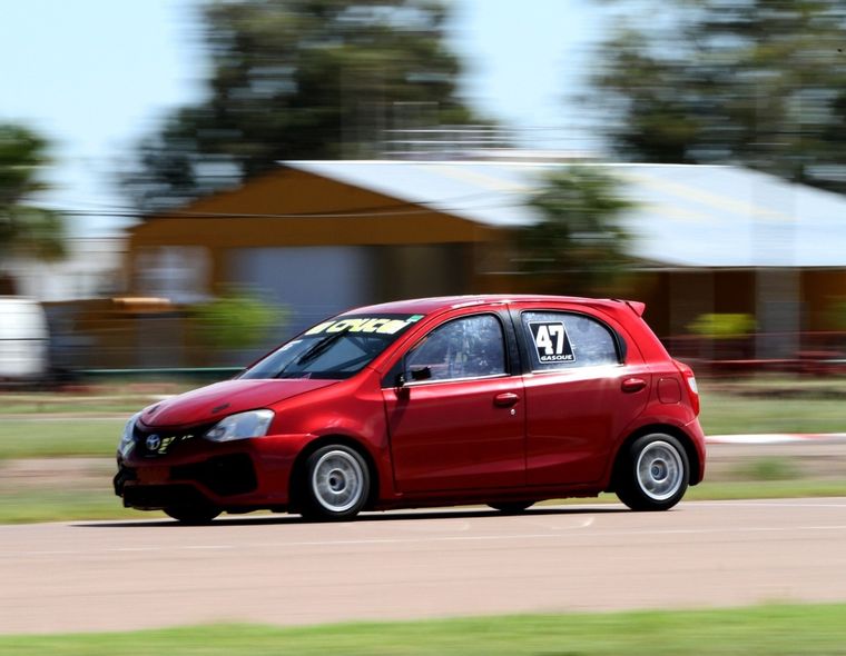 El Toyota Etios de Leonardo Gasque. Foto: Gentileza Alejandro Torres