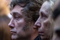 Javier Milei y Karina analizan estrategias para sobrellevar una nueva semana negra. Foto: NA