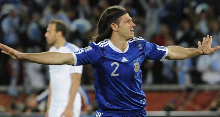 Martín Demichelis, en el video de la FIFA. Foto: NA