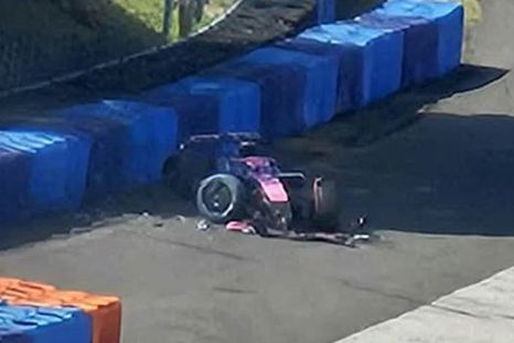 franco colapinto sufrio un accidente en hungria y fue hospitalizado franco colapinto sufrio un accidente en hungria y fue hospitalizado